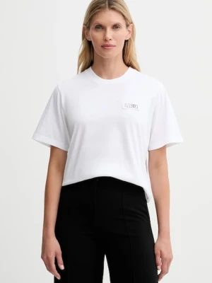 MM6 Maison Margiela t-shirt bawełniany damski kolor biały S62GD0210.M20115.100