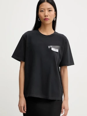 MM6 Maison Margiela t-shirt bawełniany damski kolor czarny S62GD0210.M20115.900