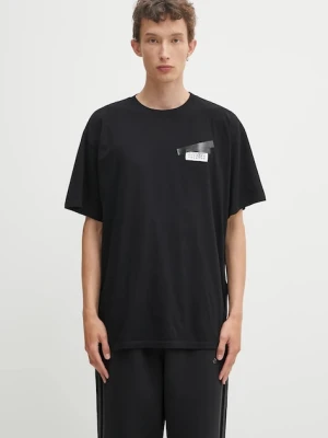 MM6 Maison Margiela t-shirt bawełniany męski kolor czarny z aplikacją SH2GC0030.M20048.900