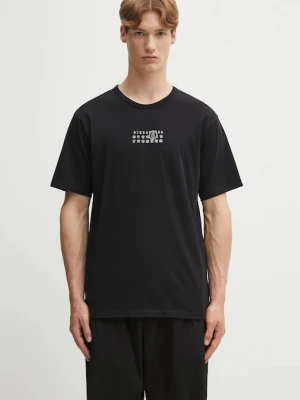MM6 Maison Margiela t-shirt bawełniany męski kolor czarny z nadrukiem SH0GC0057.S24312.900