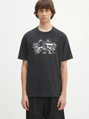 MM6 Maison Margiela t-shirt bawełniany męski kolor czarny z nadrukiem SH2GC0024