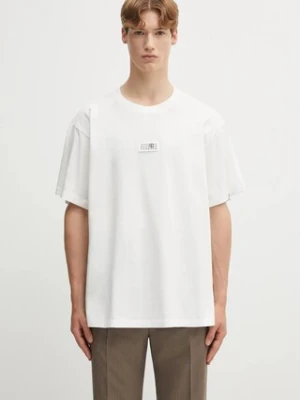 MM6 Maison Margiela t-shirt bawełniany x MM6 Wardro męski kolor biały gładki SH0GC0032.S24312.101
