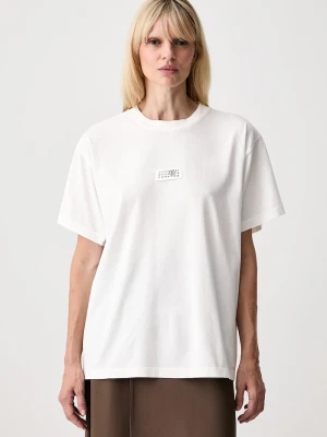 MM6 Maison Margiela T-shirt damski bawełniany biały