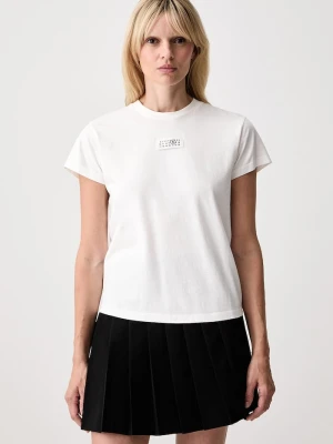 MM6 Maison Margiela T-shirt damski bawełniany biały
