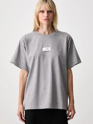 MM6 Maison Margiela T-shirt damski bawełniany szary