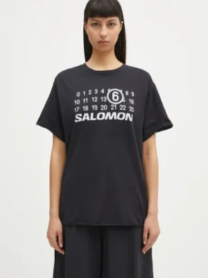 MM6 Maison Margiela t-shirt damski kolor czarny S52GC0345.M20101