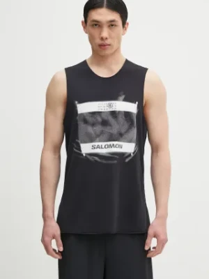 MM6 Maison Margiela t-shirt kolor czarny SH0NL0005.M20101