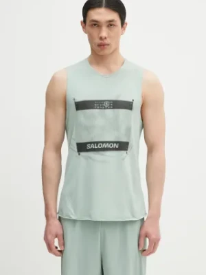 MM6 Maison Margiela t-shirt kolor zielony SH0NL0005.M20101