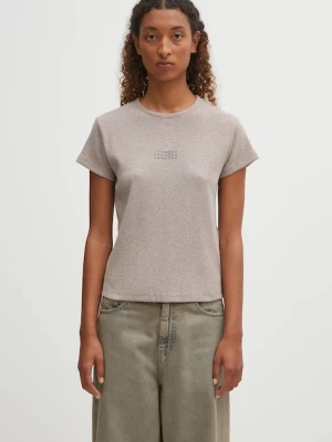 MM6 Maison Margiela t-shirt z domieszką wełny