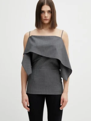 MM6 Maison Margiela top z dodatkiem wełny