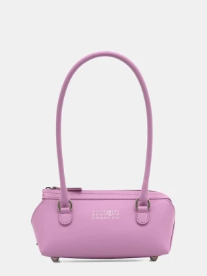 MM6 Maison Margiela torebka bagietka damska skórzana różowy