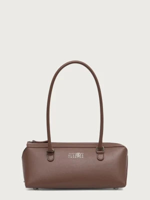 MM6 Maison Margiela torebka bagietka damska z imitacji skóry brązowy