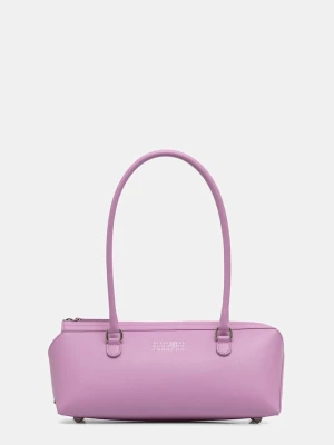 MM6 Maison Margiela torebka bagietka damska z imitacji skóry różowy