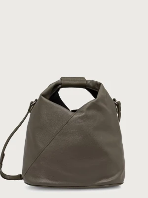 MM6 Maison Margiela torebka crossbody damska z imitacji skóry zielony