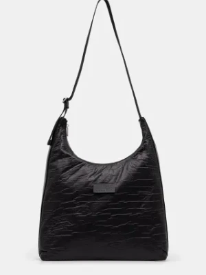 MM6 Maison Margiela torebka Crunched Nylon Bag kolor czarny SB5ZH0017