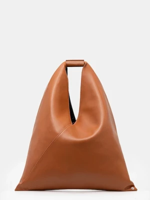 MM6 Maison Margiela torebka kolor brązowy S54WD0039.P4313.T2222