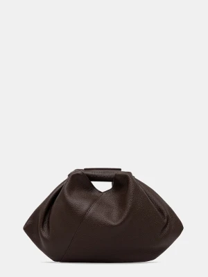 MM6 Maison Margiela torebka skórzana brązowy