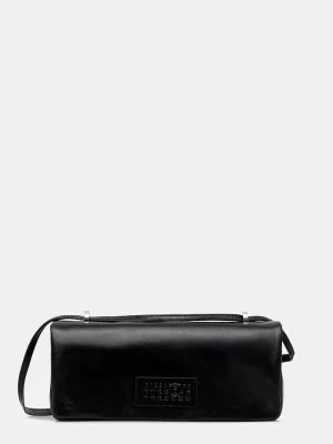 MM6 Maison Margiela torebka skórzana czarny