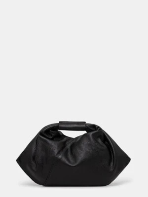 MM6 Maison Margiela torebka skórzana Japanese Draped Mini kolor czarny SB5WD0029