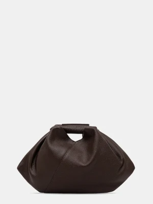 MM6 Maison Margiela torebka skórzana kolor brązowy SB5WD0029.P7255.T2625