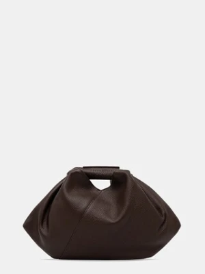 MM6 Maison Margiela torebka skórzana kolor brązowy SB5WD0029.P7255.T2625