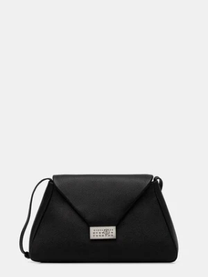 MM6 Maison Margiela torebka skórzana kolor czarny SB5ZH0023.P7255.T8013