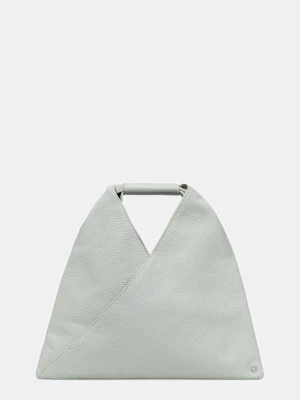 MM6 Maison Margiela torebka skórzana kolor zielony SB6WD0013