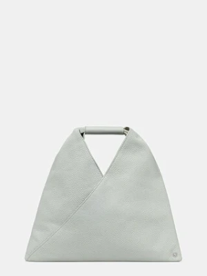 MM6 Maison Margiela torebka skórzana kolor zielony SB6WD0013