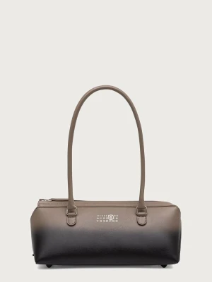 MM6 Maison Margiela torebka tote damska skórzana brązowy