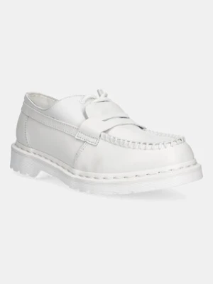MM6 Maison Margiela x Dr. Martens mokasyny skórzane damskie kolor biały na platformie S66WR0029