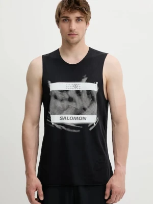 MM6 Maison Margiela x Salomon t-shirt kolor czarny SH0NL0005.M20101