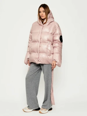 MMC Puchowa kurtka JESSO | Oversize fit pudrowy róż