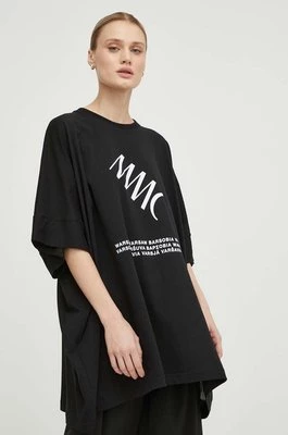 MMC STUDIO t-shirt bawełniany damski kolor czarny