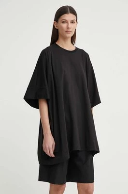 MMC STUDIO t-shirt damski kolor czarny OVERSIZESUMMER.DRESS