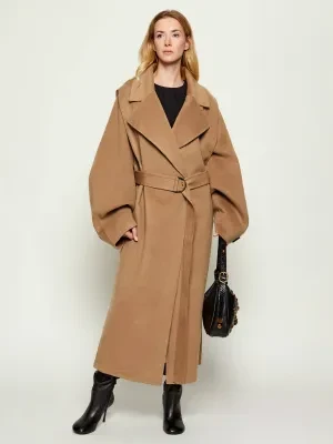 MMC Wełniany płaszcz VESPERE | z dodatkiem kaszmiru