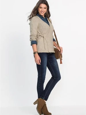 Modelujące dżinsy ze stretchem o kroju slim fit bonprix