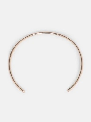 Modny choker comma złoty