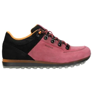 Różowe trekkingi damskie z czarnymi wstawkami 46083-95 Wojas