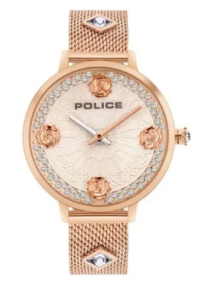 Modny Różowy Zegarek Damski z Mechanizmem Analogowym Police