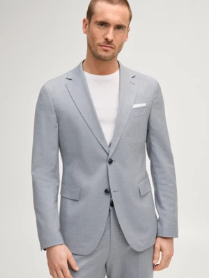 Modułowa marynarka Hodge w jasnoniebieską kratę Joop