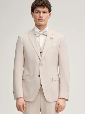 Modułowa marynarka ślubna Herby w kolorze jasnobeżowym Joop