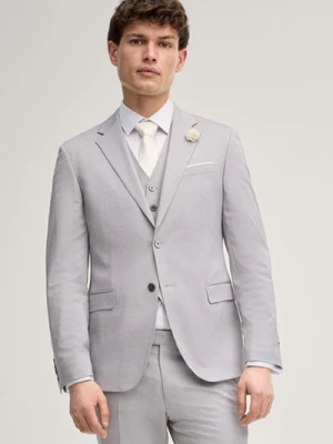 Modułowa marynarka ślubna Herby w kolorze jasnoszarym Joop