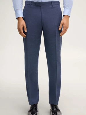 Modułowe spodnie do garnituru Brad w kolorze niebieskim z fakturą Joop