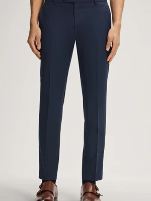 Modułowe spodnie garniturowe Blayr w kolorze ciemnoniebieskim Joop