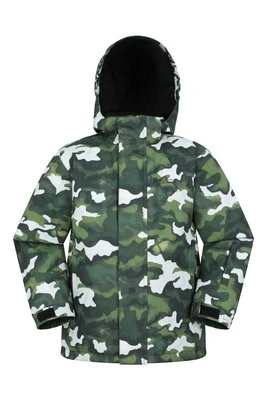 Mogal dziecięca kurtka narciarska z nadrukiem - Green Mountain Warehouse