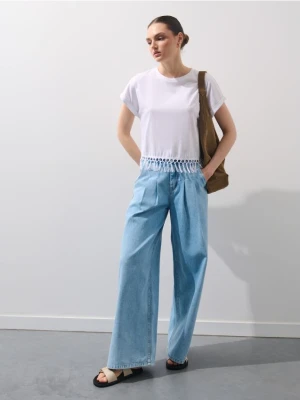 Mohito - Bawełniana biała bluzka - biały