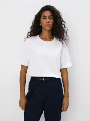 Zdjęcie produktu Mohito - Bawełniana biała koszulka - biały