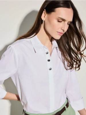 Mohito - Bawełniana koszula - biały