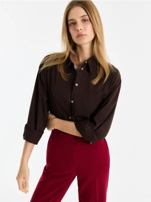 Mohito - Bawełniana koszula - brązowy