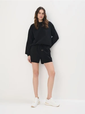 Mohito - Bawełniane czarne szorty - czarny